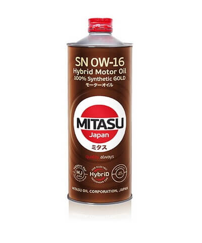MJ-106. MITASU GOLD HYBRID SN 0W-16 100% Synthetic - Image 2