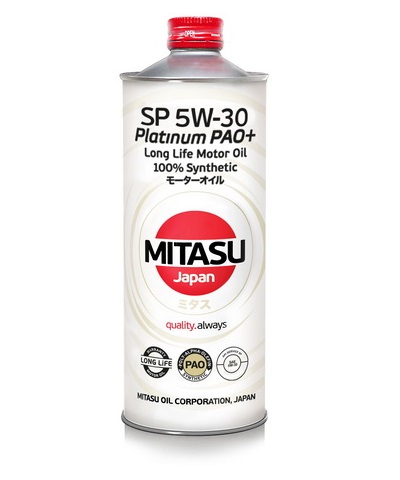 MJ-111. MITASU PLATINUM PAO SN 5W-30 100% Synthetic - Image 4
