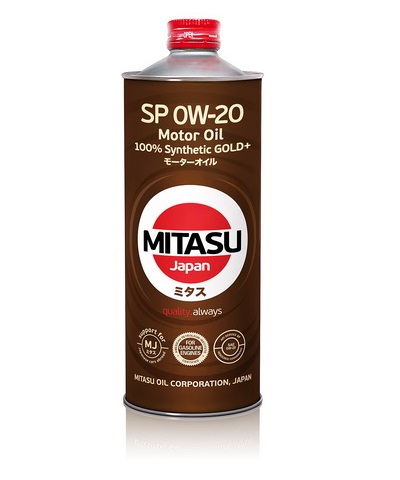 MJ-P02. MITASU GOLD PLUS SP 0W-20 100% Synthetic - Image 2