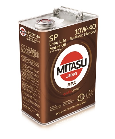 MJ-122A. MITASU MOTOR OIL LL SN 10W-40 Synthetic Blended