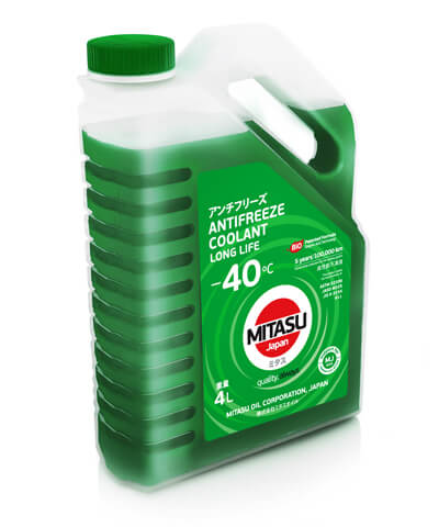 MJ-642. MITASU GREEN LONG LIFE ANTIFREEZE/COOLANT - 40ºC