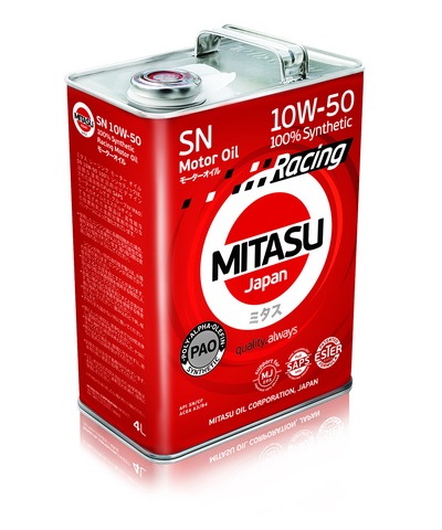 MJ-116. MITASU RACING MOTOR OIL SN 10W-60 100% Synthetic