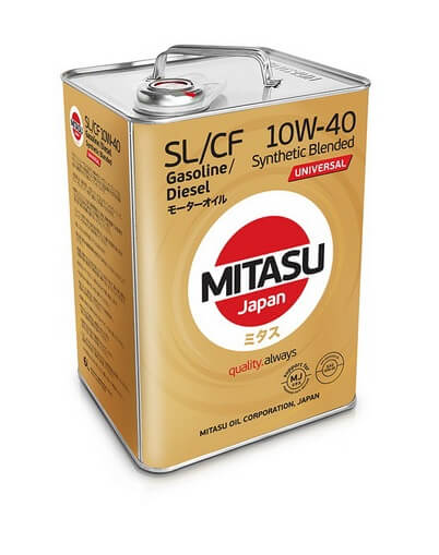 MJ-125. MITASU UNIVERSAL SL/CF 10W-40 Synthetic Blended