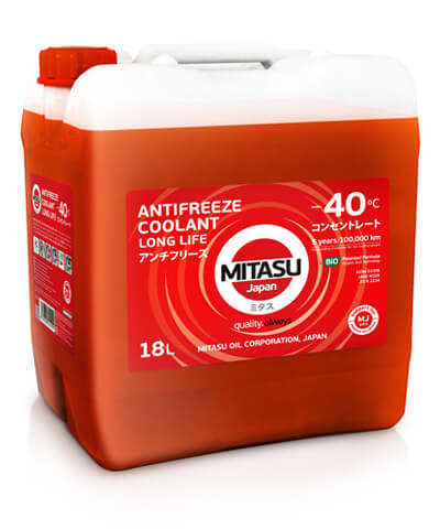 MJ-641. MITASU RED LONG LIFE ANTIFREEZE/COOLANT - 40ºC - Image 4